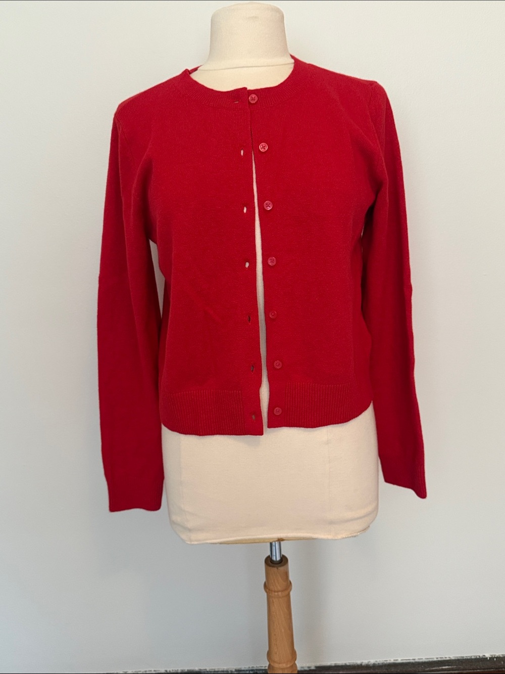 Old Navy Red Button-Front Women's Cardigan